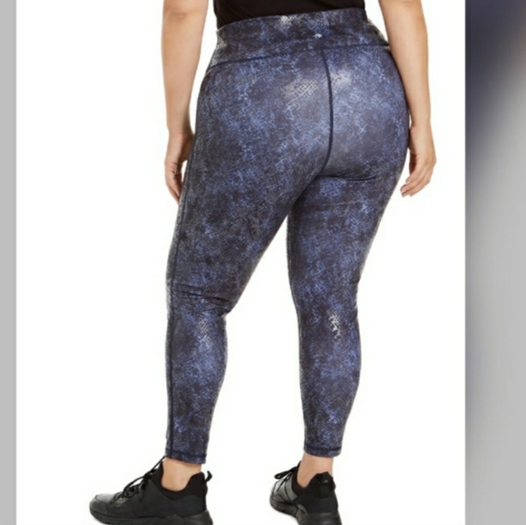 NWT Snake Python print Plus Size Legging 1X, 2X, 3X yoga gym workout - Picture 4 of 6